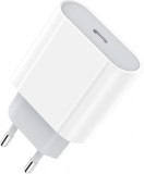 Incarcator ZAFIT&reg; Fast charging 20W, compatibil cu Iphone 15/14/13/12/11/Pro/Pro Max/Plus, iPad, AirPods, Alb