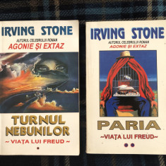 Viata lui Freud: Turnul nebunilor + Paria, de Irving Stone, Ed. Orizonturi 1997