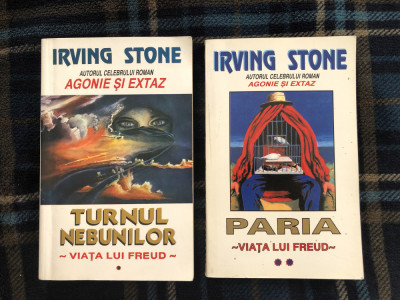 Viata lui Freud: Turnul nebunilor + Paria, de Irving Stone, Ed. Orizonturi 1997 foto