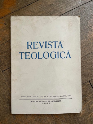 Revista Teologica Anul V Nr. 1 1995 foto