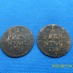 1 PFENNIG BAMBERG-LOT DOUA MONEDE-170...