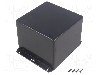 Carcasa ABS, 120mmx120mmx90mm, IP54, HAMMOND - 1591VSFLBK