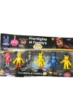 Freddy, set 6 figurine POP Five Nights at Freddy&#039;s, multicolore, cu suport, 12-14cm