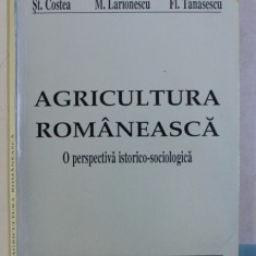 AGRICULTURA ROMANEASCA - O PERSPECTIVA ISTORICO-SOCIOLOGICA de ST. COSTEA , M. LARIONESCU , FL. TANASESCU , 1996