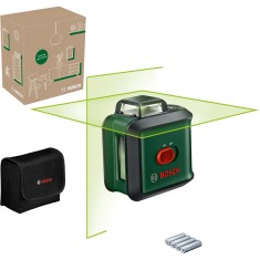 Nivela cu laser Bosch UniversalLevel 360 Basic 0603663EZ0, proiecteaza o linie orizontala 360&deg; si verticale la 120&deg;, cu autonivelare, domeniu masurare