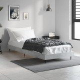 VidaXL Cadru de pat, gri beton, 75x190 cm, lemn prelucrat 832313
