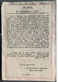1895 - 1897 iconita catolica Iasi / Jassy / Jass / Jasi Sfanta Cristina / binecuv de Dominic Jacquet / a apartinut parintelui marturisitor Ioan P&acirc;rțac