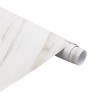 Folie Autocolanta TopBazar, pentru Bucatarie, Tip Sticker Autoadeziv, pentru Blat si Mobila, Alb, 60 x 300 cm