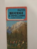 Muntii Bucegi si imprejurimi - Harta turistica Nae Popescu