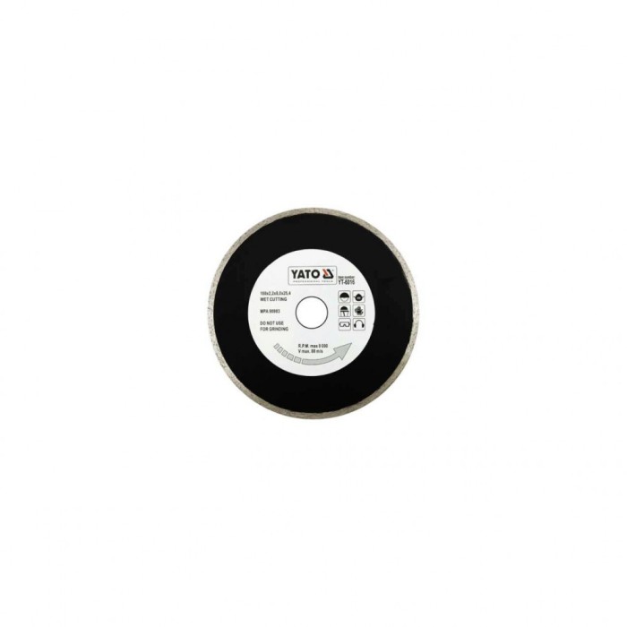 Disc diamantat continuu 200x25.4x2.2mm Yato YT-6017