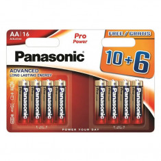 Baterii Alcaline AA LR6 1.5V Panasonic Pro Power Blister 16 foto