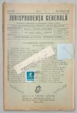 JURISPRUDENTA GENERALA , PUBLICATIUNE SAPTAMANALA DE JURISPRUDENTA REZUMATA ROMANA SI STREINA , NR.9 , 1942