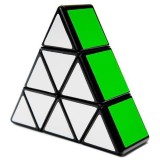Cub Rubik Slim Pyraminx, Multicolor, Joc Logica si Inteligenta, Jucarie Educativa, Plastic, 3+ ani, Baieti/Fete/Adulti