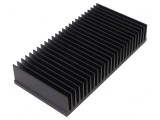 Radiator Extrudat cu Aripioare Negru 75x150x27mm