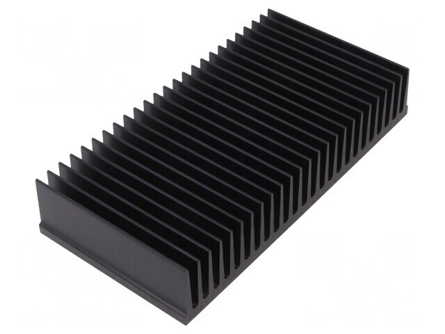 Radiator Extrudat cu Aripioare Negru 75x150x27mm