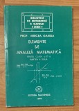 Elemente de analiza matematica pentru clasa a XI a de Mircea Ganga. Partea a doua