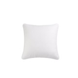 Perna matlasata antialergica PureDream Coneltex, dimensiuni 60 x 60 cm, patrata, culoare alba, umplutura fibra siliconizata