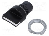 Comutator rotativ 22mm EAO Poz.i stab 1 neagră fără IP65 46