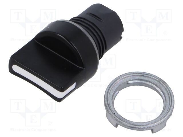Comutator rotativ 22mm EAO Poz.i stab 1 neagră fără IP65 46