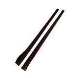 Cumpara ieftin Ornament praguri laterale negru lucios 240cm