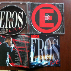 Eros Ramazzotti Eros Live cd disc muzica italo pop soft rock BMG records 1998 NM