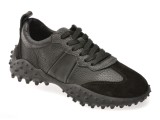 Pantofi sport EPICA negri, 589A406, din piele naturala