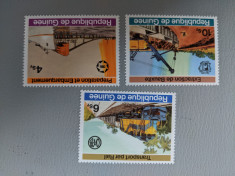 guineea - Timbre trenuri, locomotive, cai ferate, nestampilate MNH foto