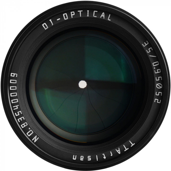 Obiectiv manual TTartisans 35mm F0.95 black&amp;silver pentru Sony E