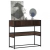 VidaXL Măsuță consolă, stejar maro, 90x35x80 cm, lemn prelucrat 849173