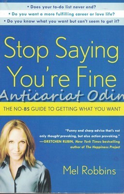 Stop Saying You&amp;#039;re Fine - Mel Robbins foto