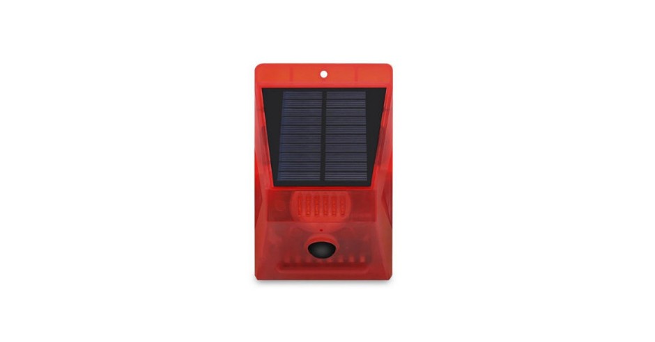 Alarma cu senzor de miscare PIR alimentat solar cu telecomanda 129dB ...