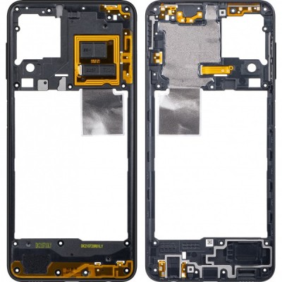 Carcasa Mijloc Samsung Galaxy A22 A225, Neagra foto