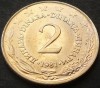 Moneda 2 DINARI / DINARA - RSF YUGOSLAVIA, anul 1981 *cod 1527 = UNC, Europa