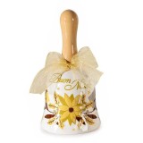 Clopotel Craciun ceramica multicolora PR &Oslash; 5 cm x 10 H