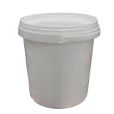 Set 6 Galetuse Rotunde 1.2l Sigilabile cu Capac Plastic Alb CNN31530