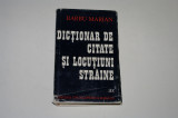 Dictionar de citate si locutiuni straine - Barbu Marian