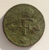 Moneda Suedia - 1 Ore 1758