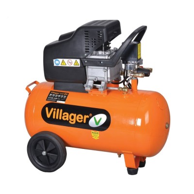 Compresor VAT 24L, putere 1500W, debit 206l/min, Villager foto