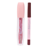 Set 2 in 1 Lip Gloss &amp; Color Liner Kiss Beauty #02