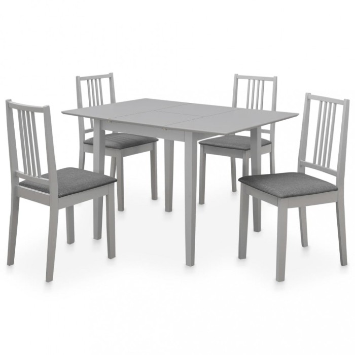 Gossi set mobilier de bucatarie, 5 piese, gri, mdf