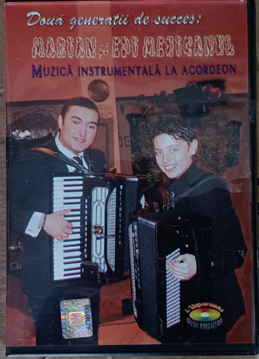 Edi și Marian Mexicanul , dvd cu muzică instrumentală și lăutărească