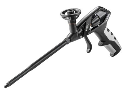 Pistol spumă montare aluminiu NEO TOOLS, m&amp;acirc;ner TPR, presiune reglabilă foto