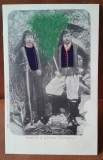 Carte postala, costume de Ghilarza (Sardegna), inceput de secol XX