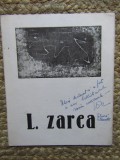 CATALOG DE EXPOZITIE L. ZAREA EXPOZITIE DE PICTURA MAI 1968