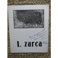 CATALOG DE EXPOZITIE L. ZAREA EXPOZITIE DE PICTURA MAI 1968