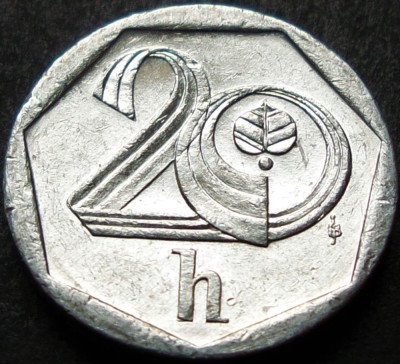 Moneda 20 HALERU - CEHIA, anul 1998 * cod 1042 foto