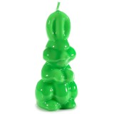 Cumpara ieftin Lumanare Iepuras ceara verde cm 5,5 x 5,5 x 12,5 H