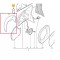 Carcasa oglinda exterioara VW Amarok (N817), 01.2010-; Transporter/Multivan (T5), 10.2009-; (T6), 04.2015-, partea Dreapta, carcasa neagra; pentru og