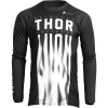 Tricou Moto Thor Pulse Vaper Negru/Alb Marimea 2XL