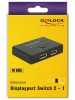 Delock Switch Displayport 2 Porturi Bidirectional 4K 60 Hz 18750